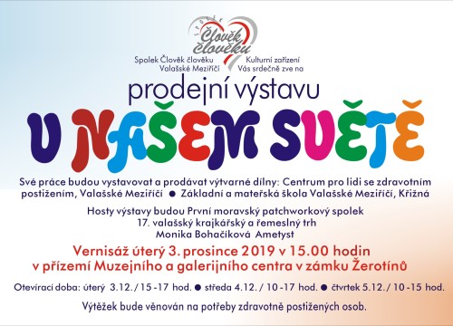 Prodejní výstava "V našem světě"